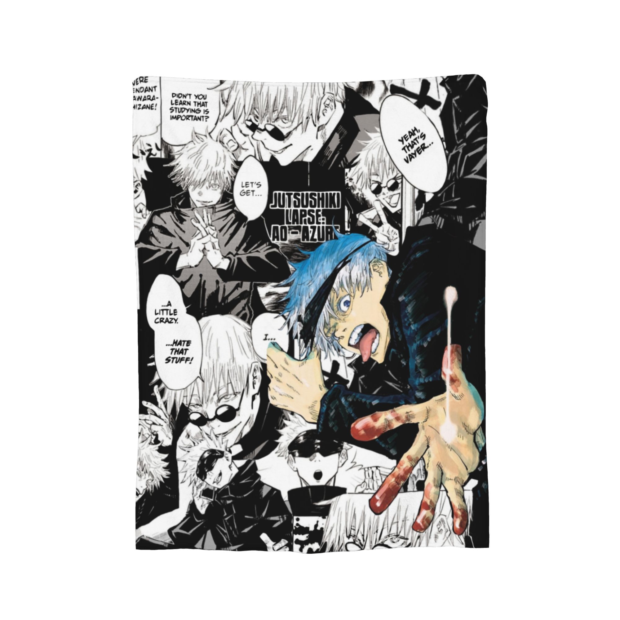 3D Printing Household Items - Mixed Comic Frame Gojo Satoru Blanket