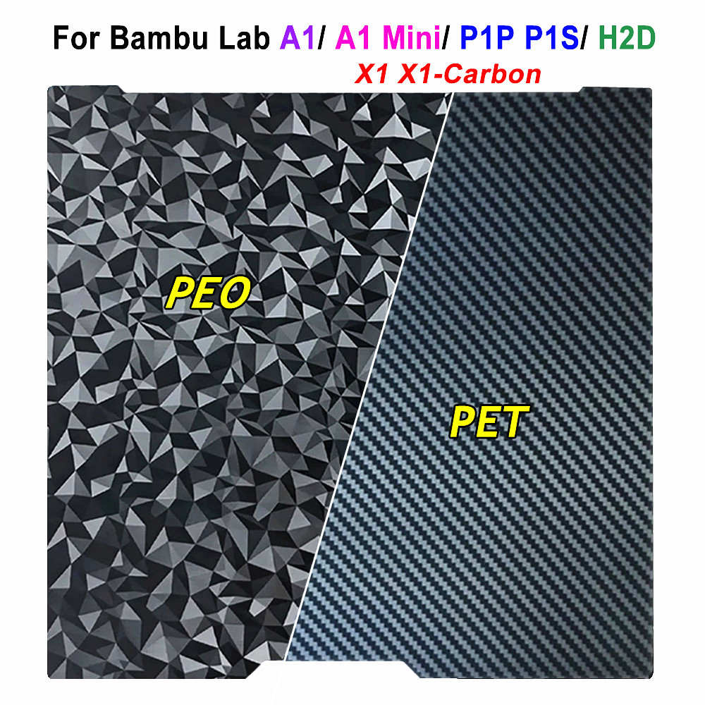 3D Printing Bambu Lab A1 - PET PEO Sheet for Bambu Lab