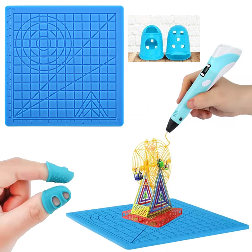 3D Printing Pen For Adults - 3D Printing Pen Silicone Mat DIY