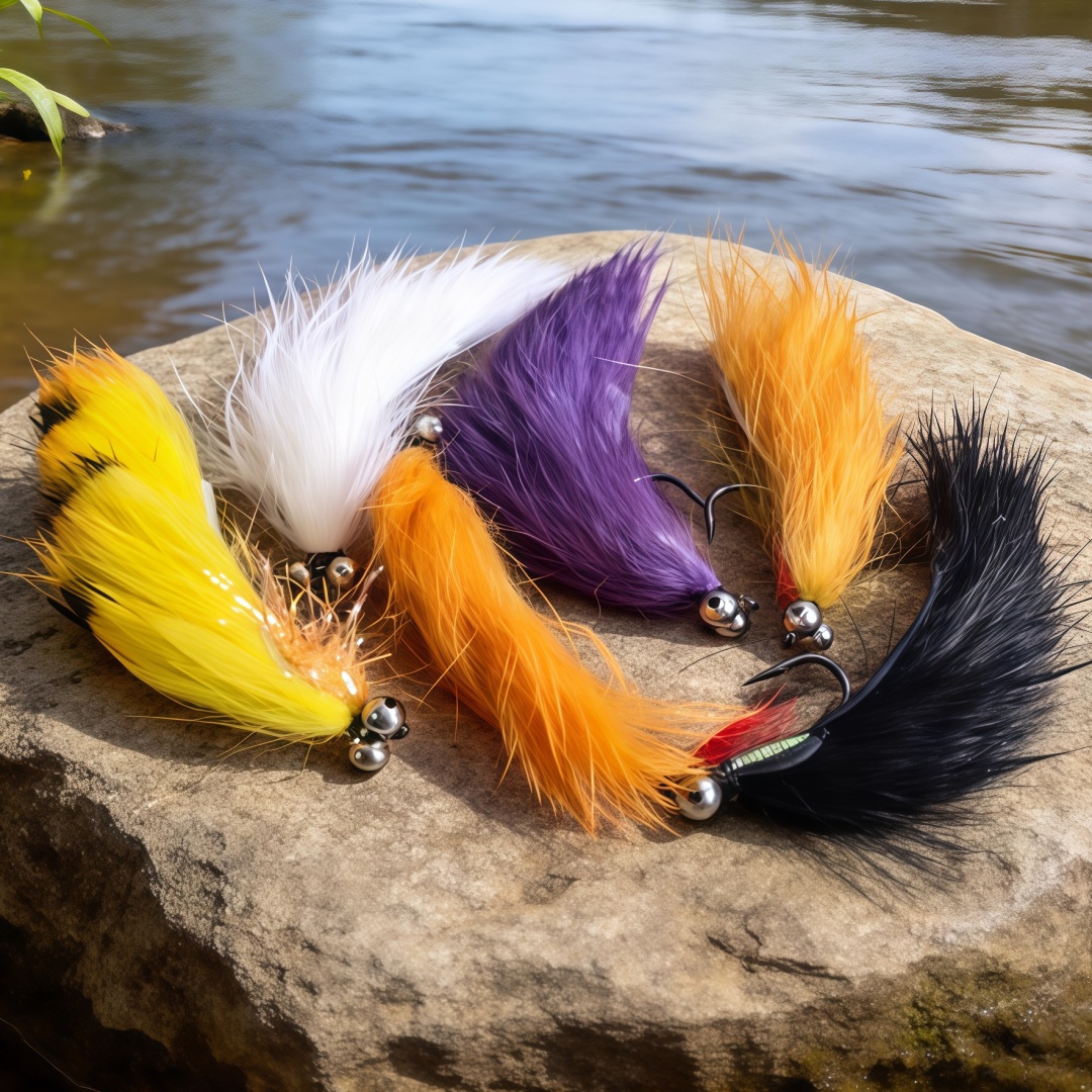5PCS Zonker Streamer Flies wit - 3D Printing Lure 评论和价格