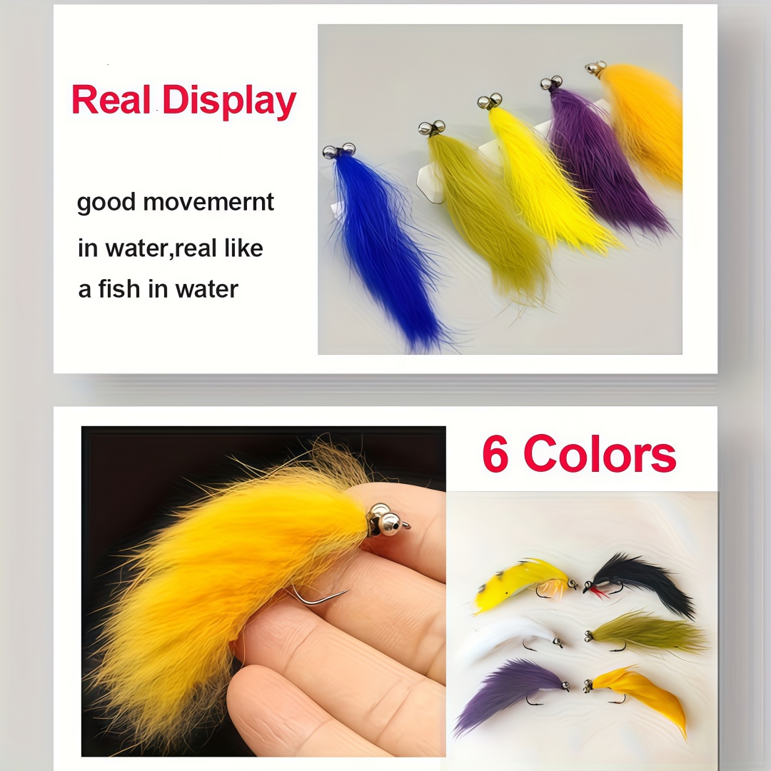 5PCS Zonker Streamer Flies wit - 3D Printing Lure 评论和价格