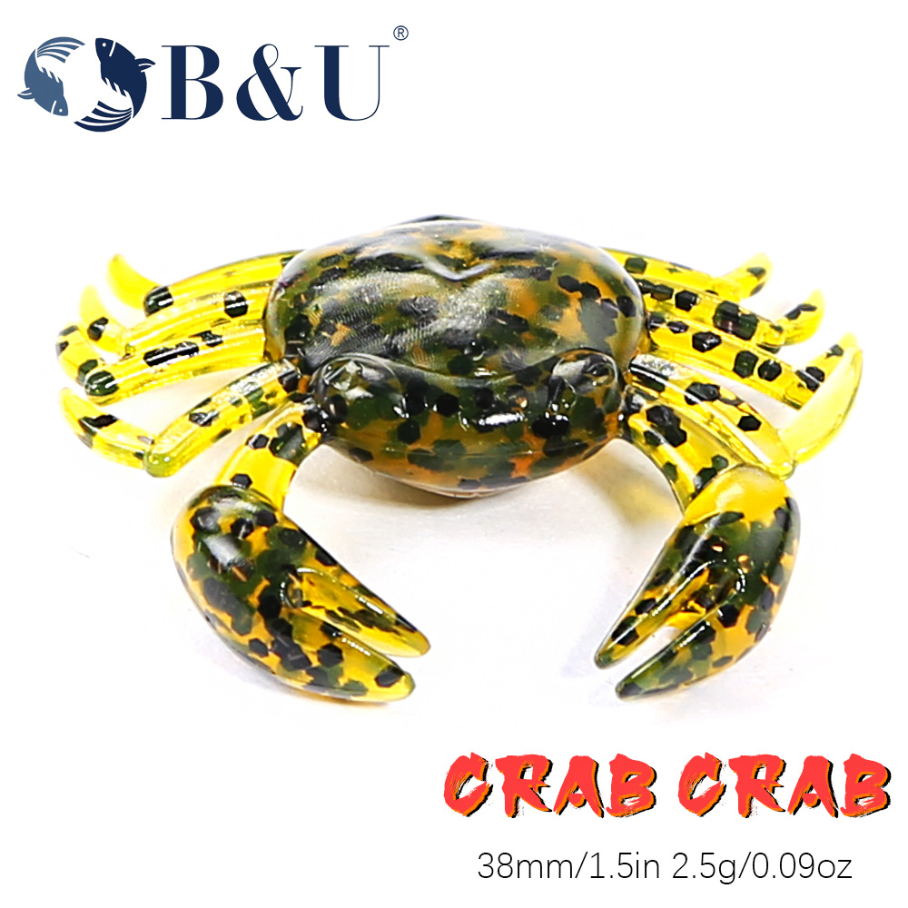 B&U 12pcs Crab Lure 3D Simulat - 3D Printing Lure 评论和价格