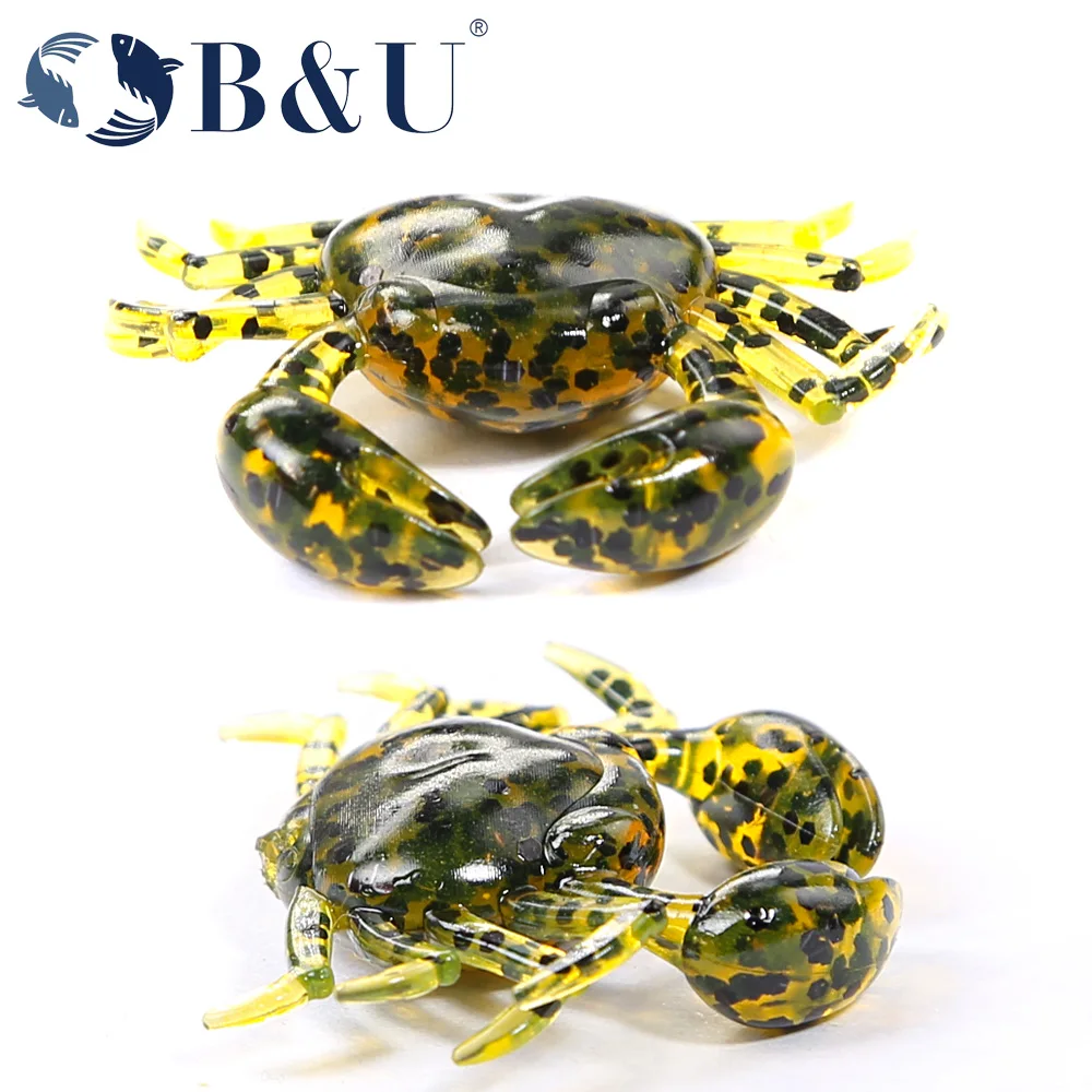B&U 12pcs Crab Lure 3D Simulat - 3D Printing Lure 评论和价格