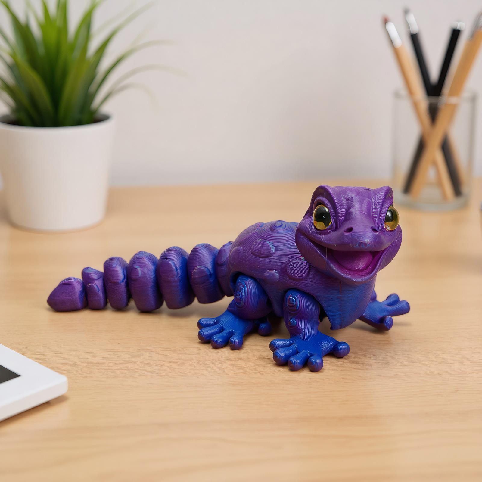 3D Printed Gecko Figurine Liza - 3D Printing Mockup 评论和价格