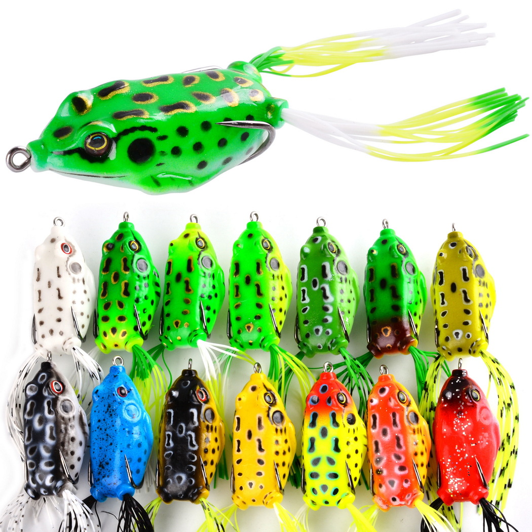 1 Pcs 5G 8G 15G Frog Lure Soft - 3D Printing Lure 评论和价格