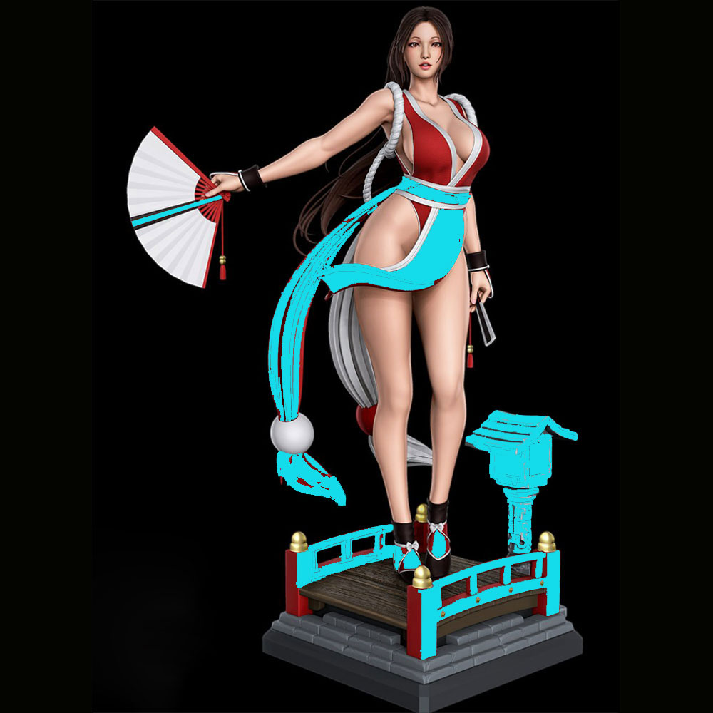 1/24 Sexy Long-Haired Girl Min - 3D Printing Mockup 评论和价格