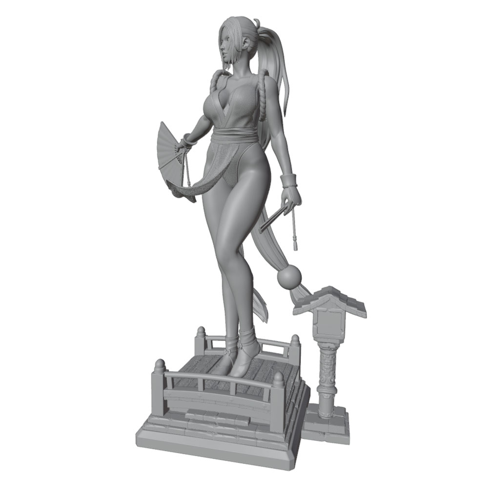 1/24 Sexy Long-Haired Girl Min - 3D Printing Mockup 评论和价格