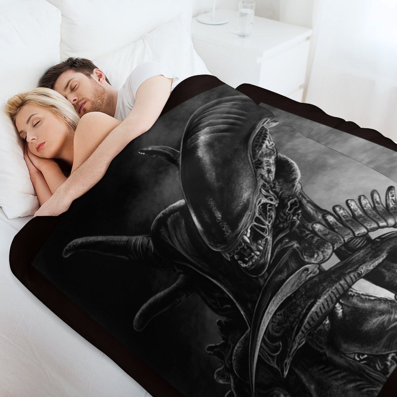 Xenomorph Throw Blanket Blanke - 3D Printing Xenomorph 评论和价格