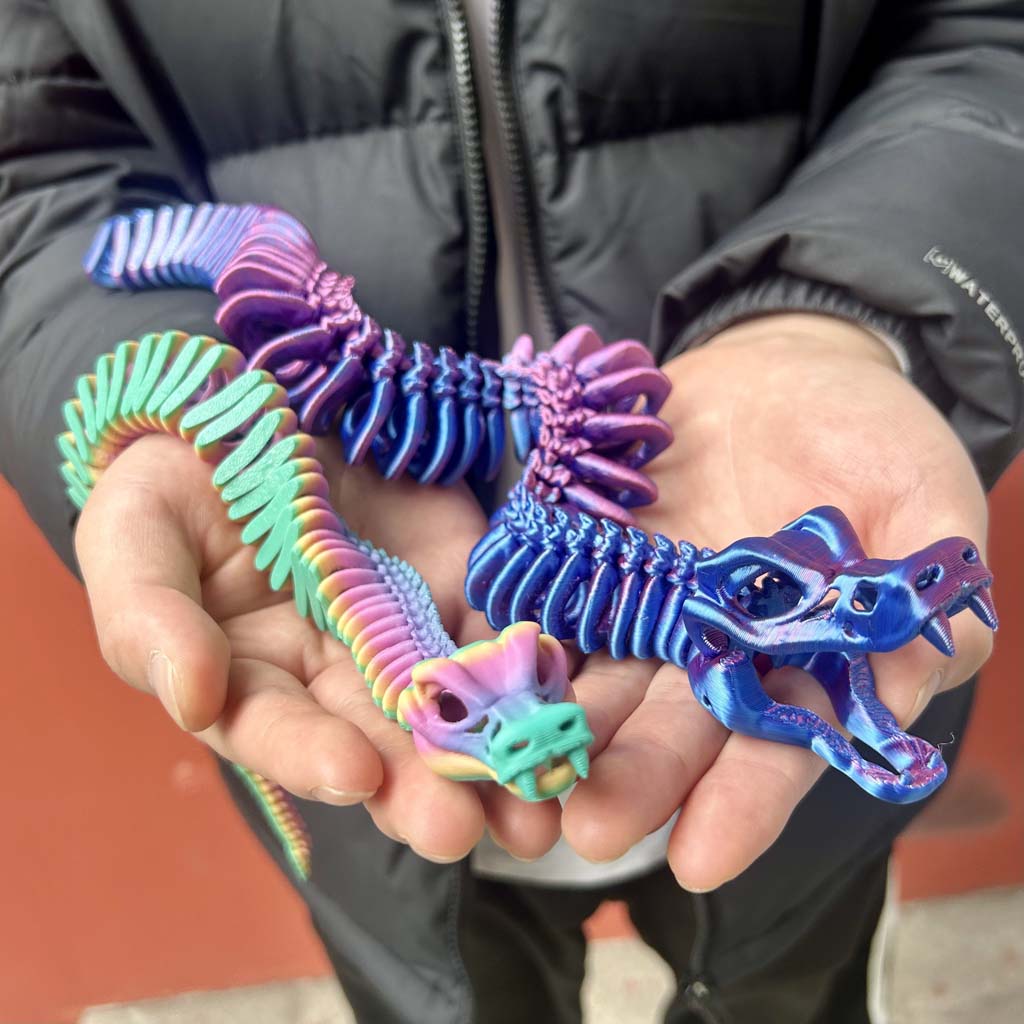 3D printed JOINT SNAKE statue, - 3D Printing Mockup 评论和价格