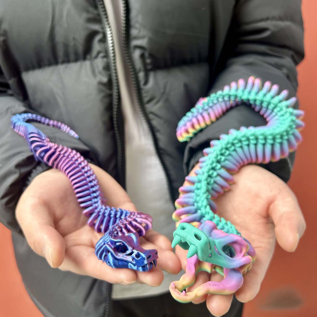 3D printed JOINT SNAKE statue, - 3D Printing Mockup 评论和价格