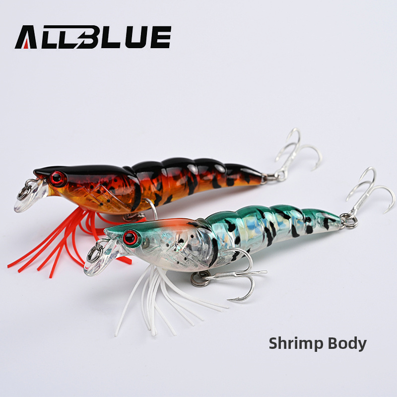 ALLBLUE 3D Flash Shrimp 70mm 7 - 3D Printing Lure 评论和价格