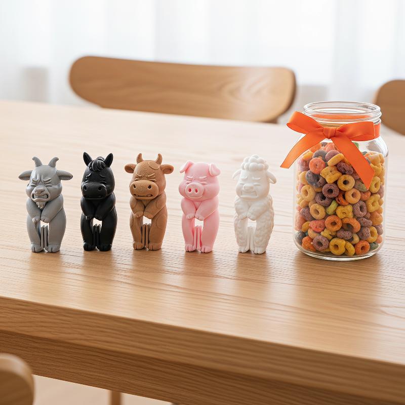 Farm Animal Bag Clips 3D Print - 3D Printing In Food 评论和价格