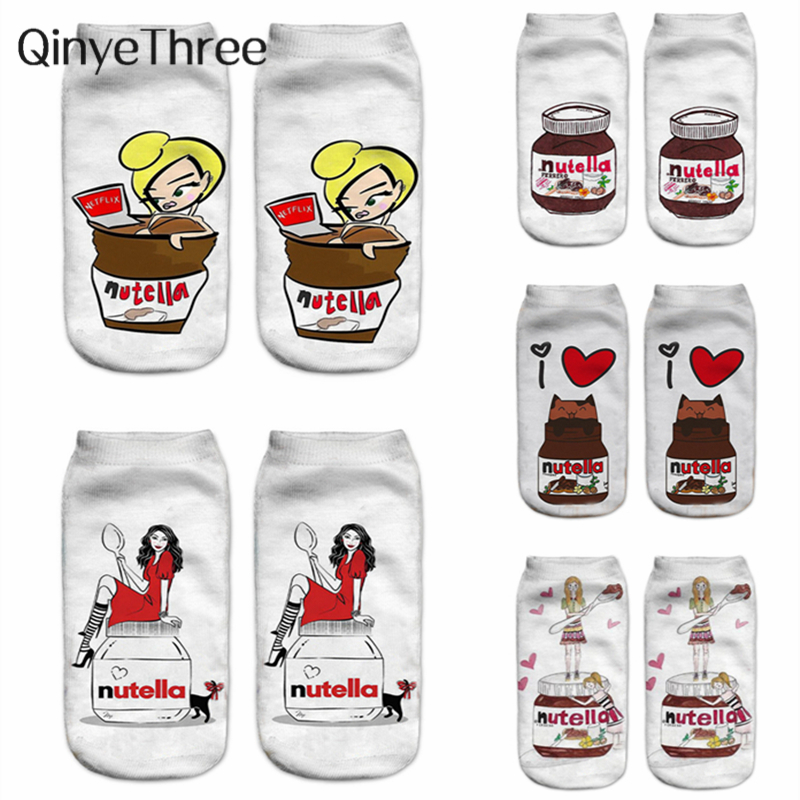 New Funny 3D Print Socks Cute  - 3D Printing In Food 评论和价格