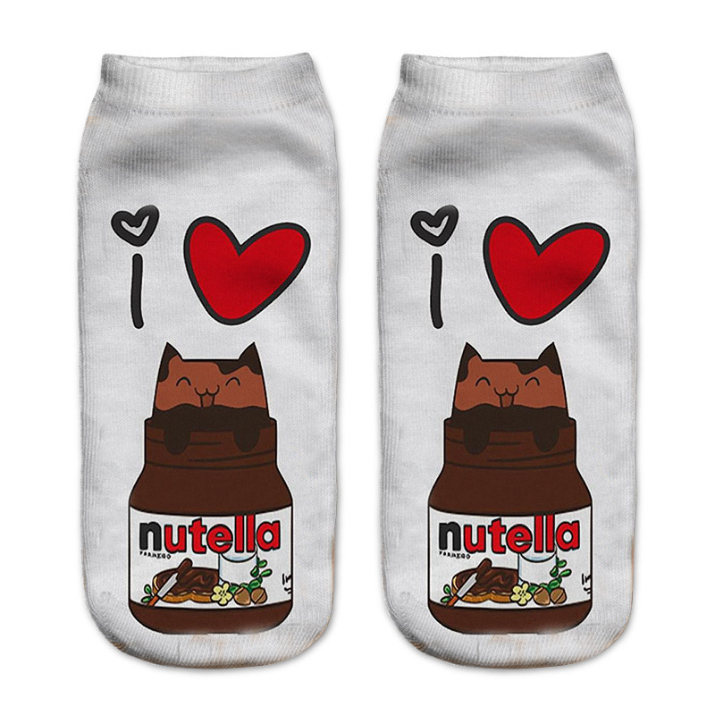 New Funny 3D Print Socks Cute  - 3D Printing In Food 评论和价格