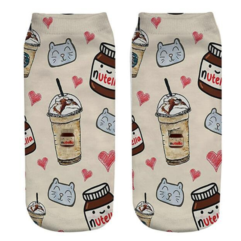 New Funny 3D Print Socks Cute  - 3D Printing In Food 评论和价格