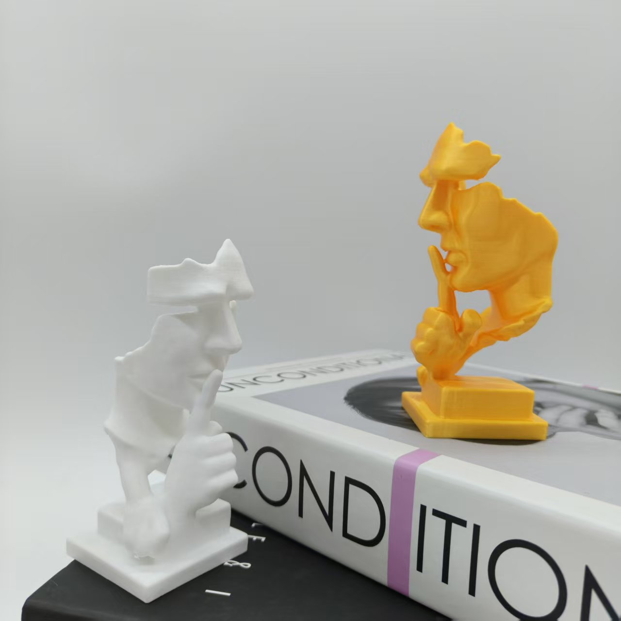 Thinker Statue, Silence Is Gol - 3D Printing Household Items 评论和价格