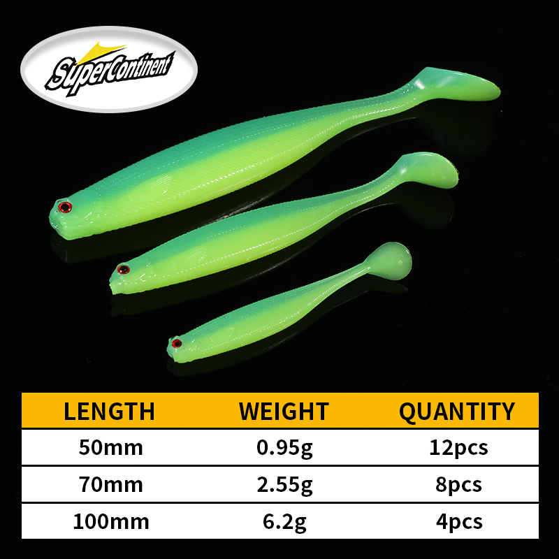 2022 Supercontinent ShadTeez 5 - 3D Printing Lure 评论和价格
