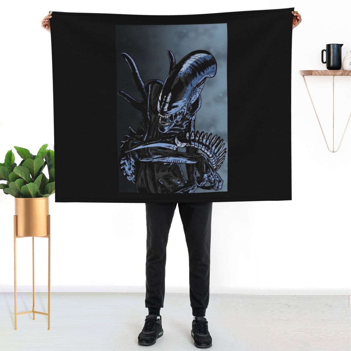 Xenomorph Throw Blanket Cozy N - 3D Printing Xenomorph 评论和价格