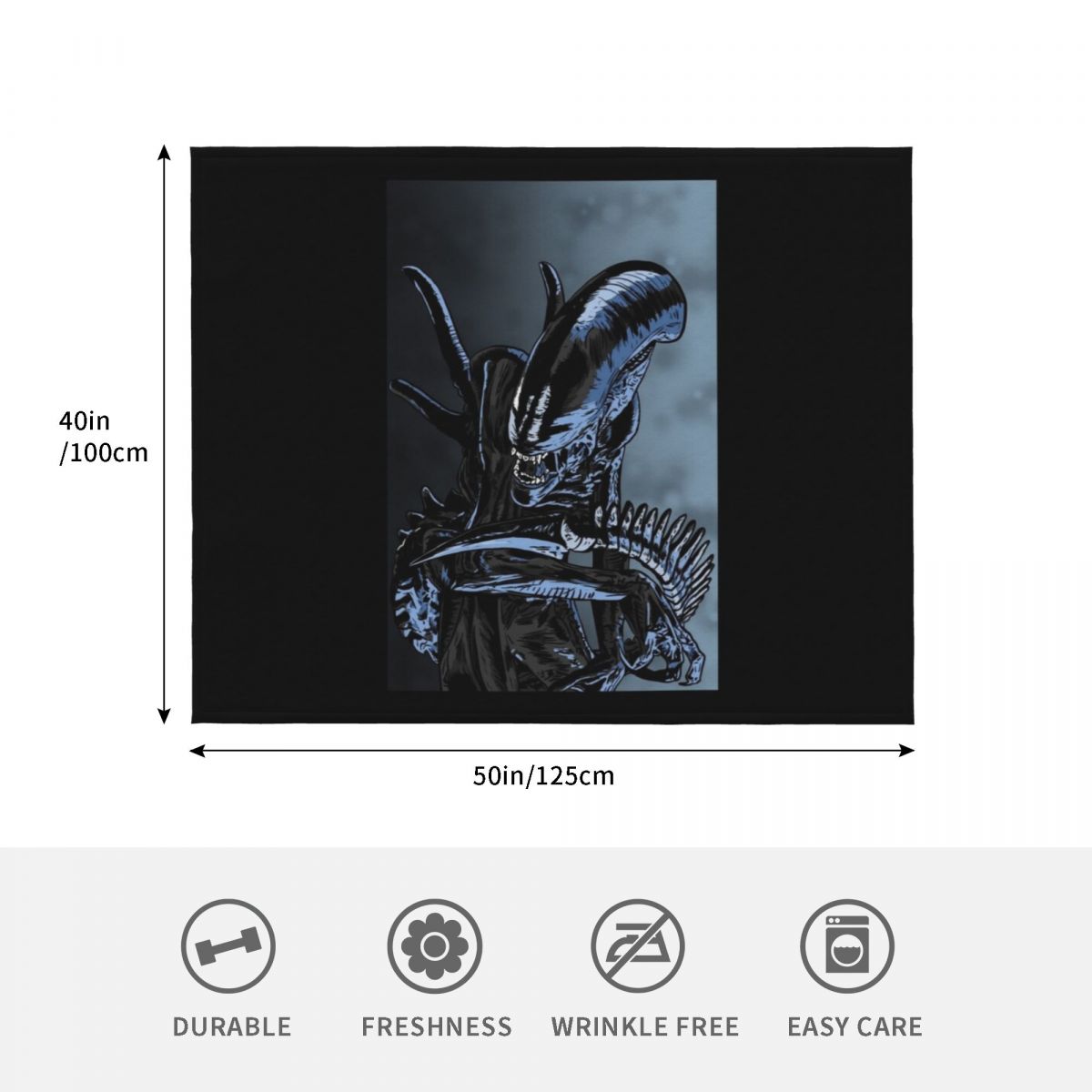 Xenomorph Throw Blanket Cozy N - 3D Printing Xenomorph 评论和价格