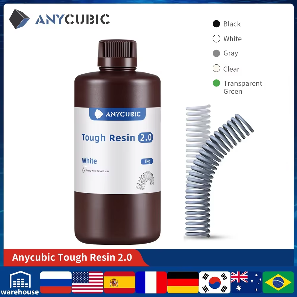 ANYCUBIC Flexible Tough Resin  - 3D Printing House Machine 评论和价格