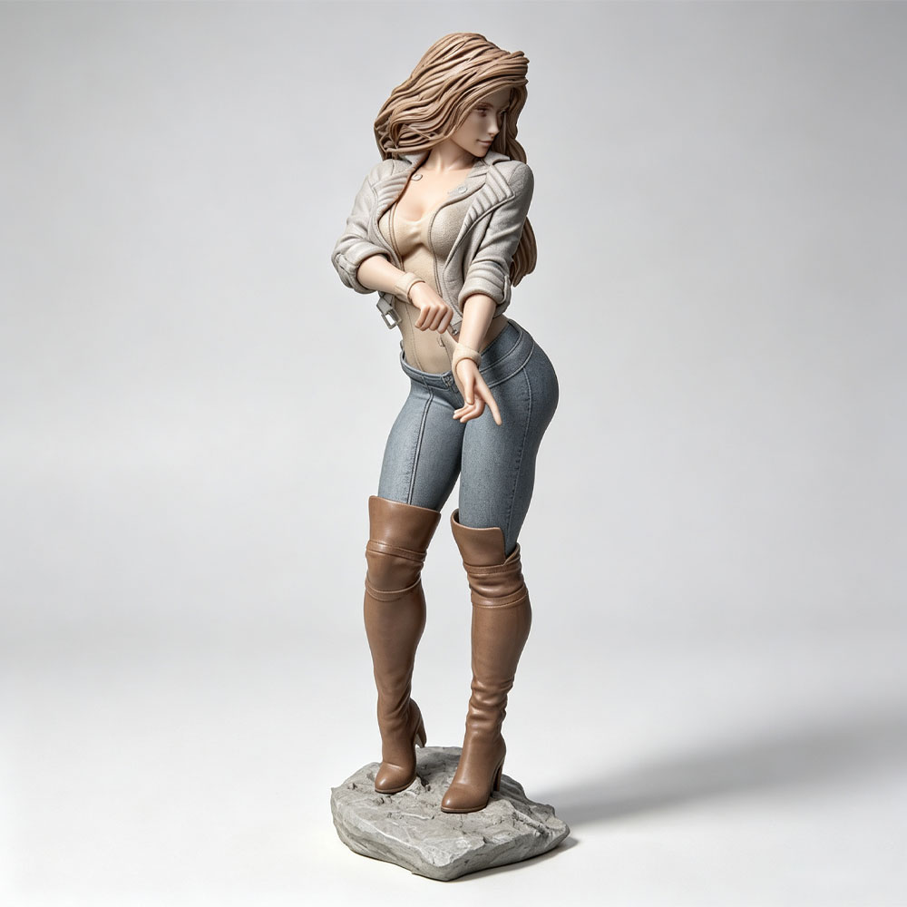 1/24 Realistic fashionable fem - 3D Printing Mockup 评论和价格