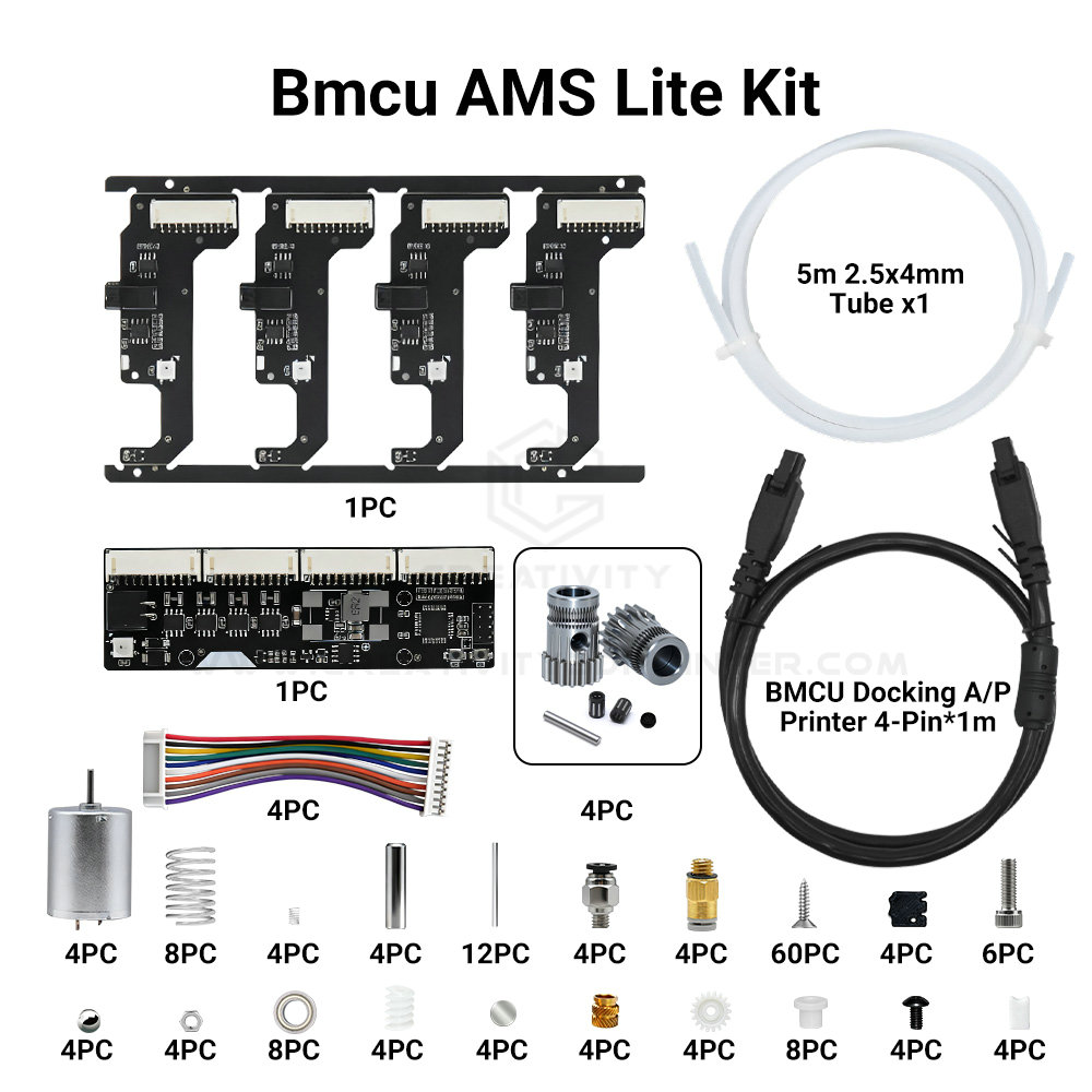 BMCU 370C AMS Lite for Bamboo  - 3D Printing Bambu Lab A1 评论和价格