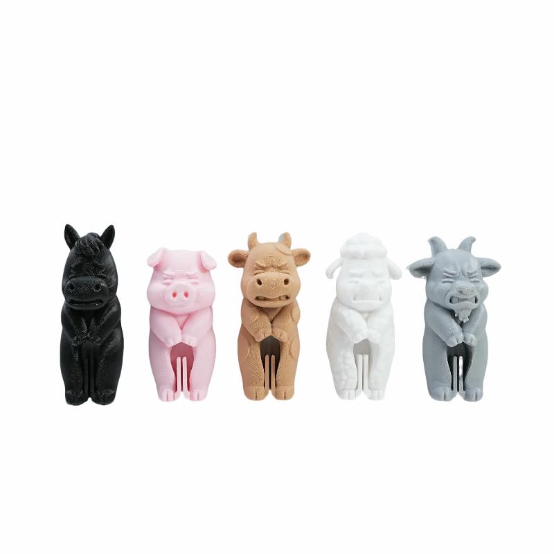 3D Printed 1/5pcs Set Farm Ani - 3D Printing In Food 评论和价格