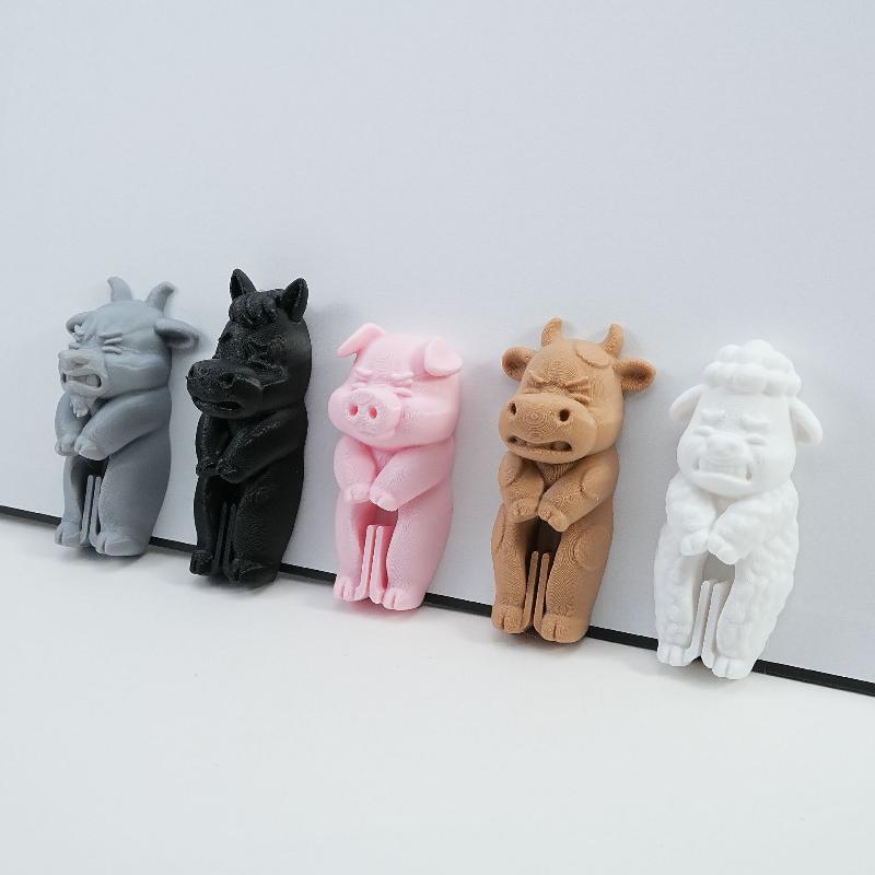 3D Printed 1/5pcs Set Farm Ani - 3D Printing In Food 评论和价格