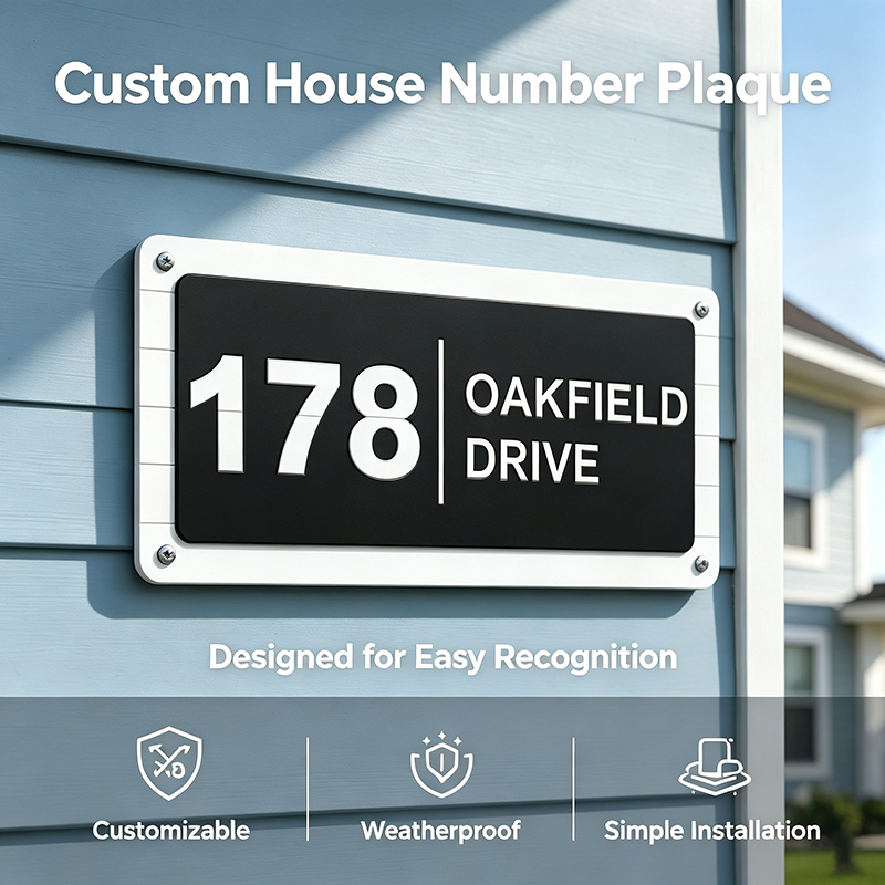 Custom 3D Printed House Number - 3D Printing House 评论和价格