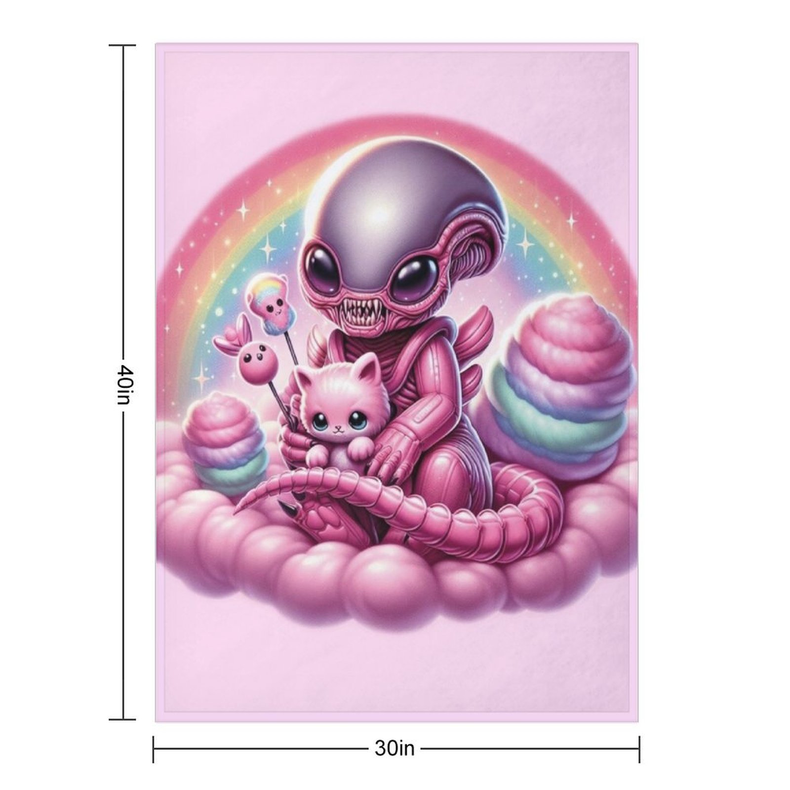 Baby Xenomorph Throw Blanket D - 3D Printing Xenomorph 评论和价格