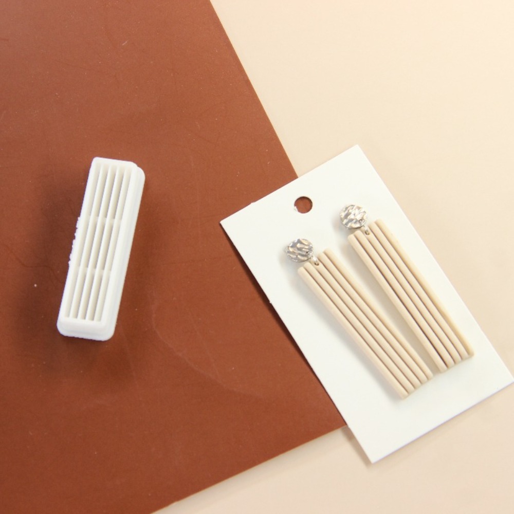 4Pcs Geometric Tassel Polymer  - 3D Printing Jewelry 评论和价格