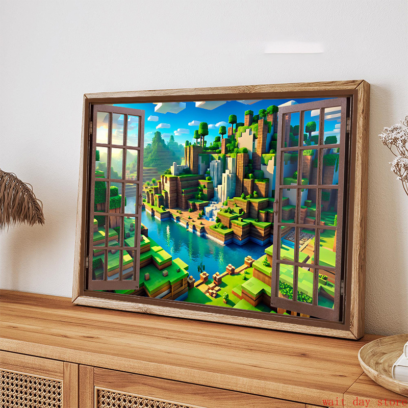 Block Pixel Video Game Landsca - 3D Printing Videos 评论和价格