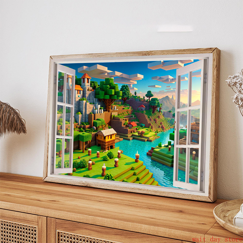 Block Pixel Video Game Landsca - 3D Printing Videos 评论和价格