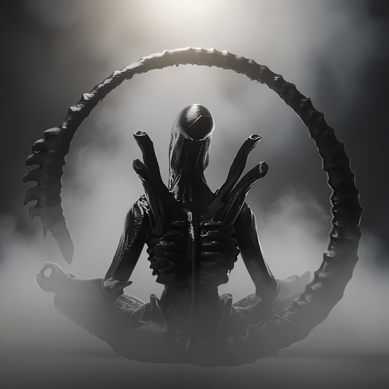 Meditating Alien Figurine 3D P - 3D Printing Household Items 评论和价格