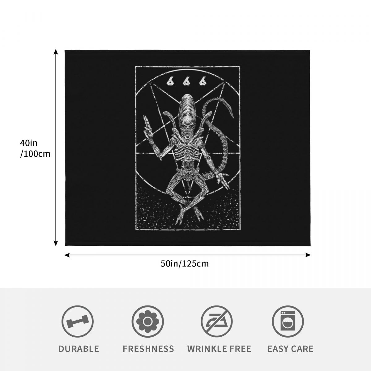 Xenomorph God Throw Blanket Al - 3D Printing Xenomorph 评论和价格