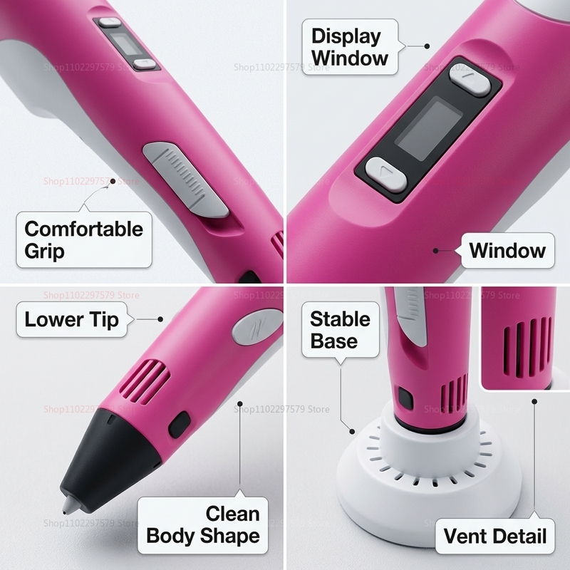 3D Printing Pen with 9M PLA Fi - 3D Printing Pen For Adults 评论和价格