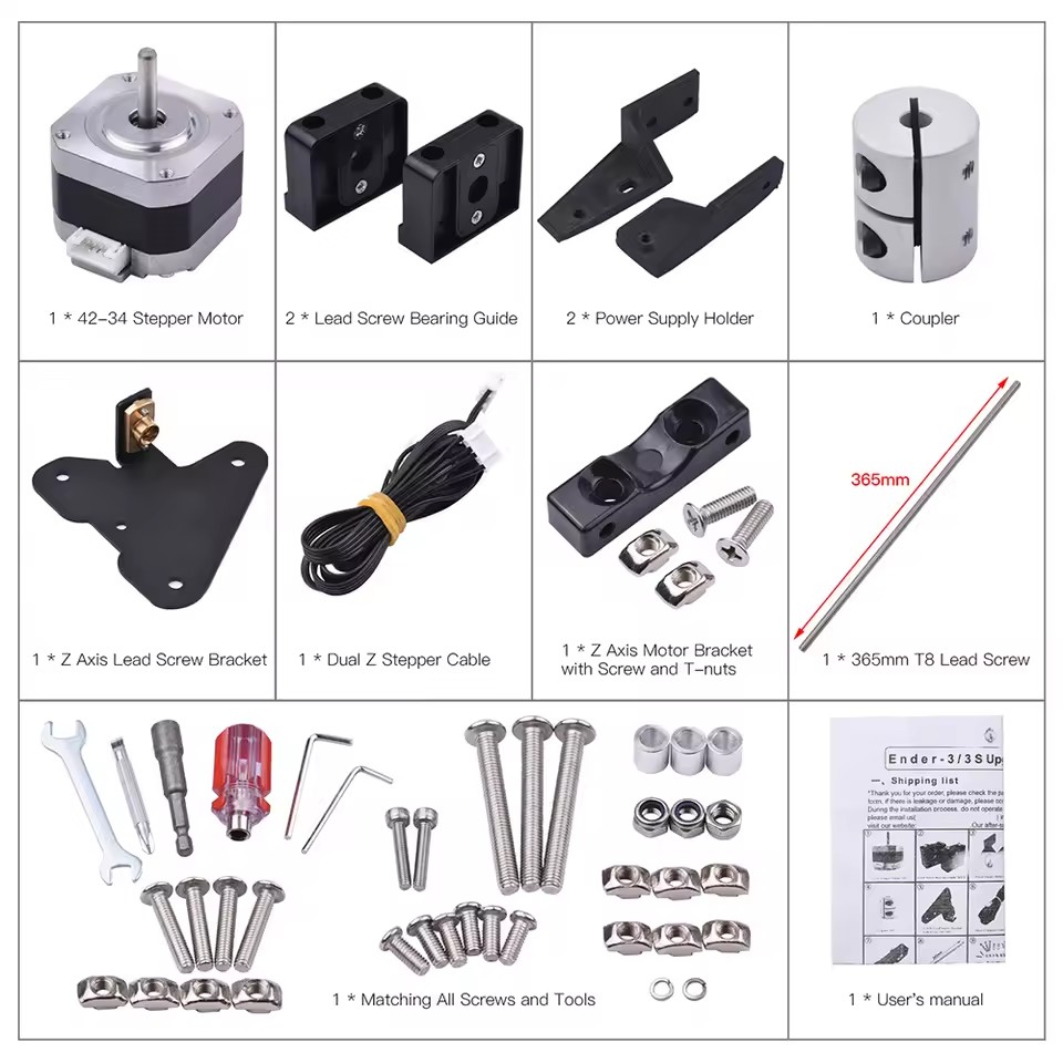 3D Printer Parts for Ender 3 D - Lead Screw Stepper 评论和价格