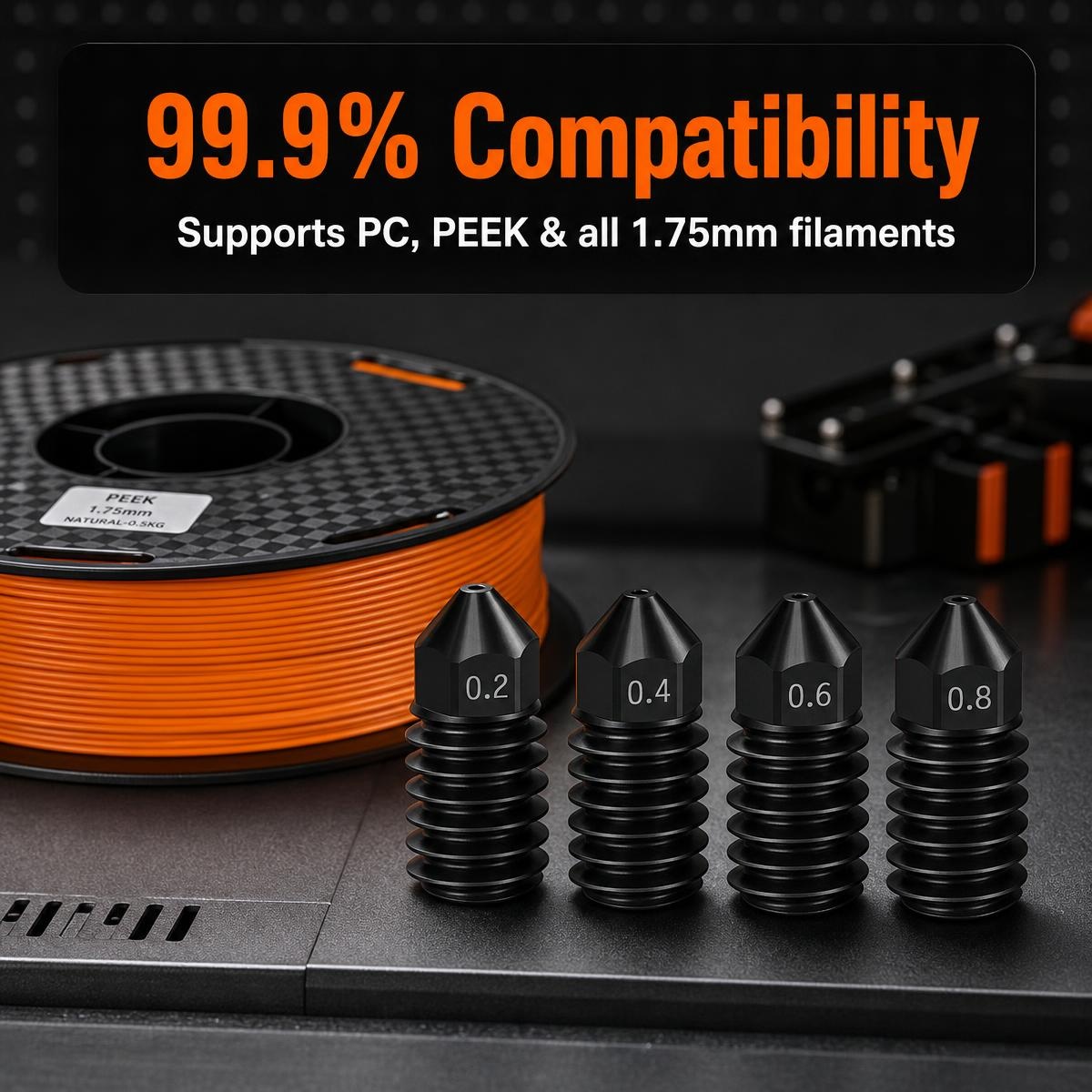 Detachable Hardened Steel 3D P - 3D Printing Bambu Lab A1 评论和价格
