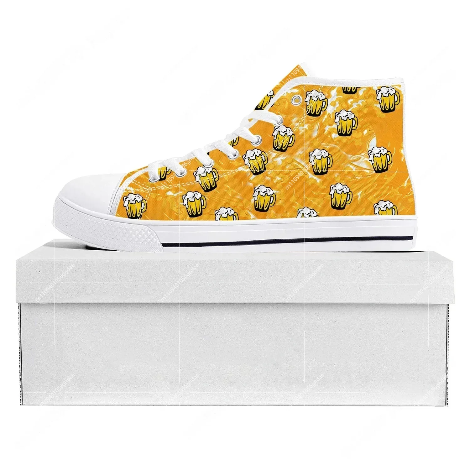 Beer Unisex 3D Print High Top  - 3D Printing Custom 评论和价格