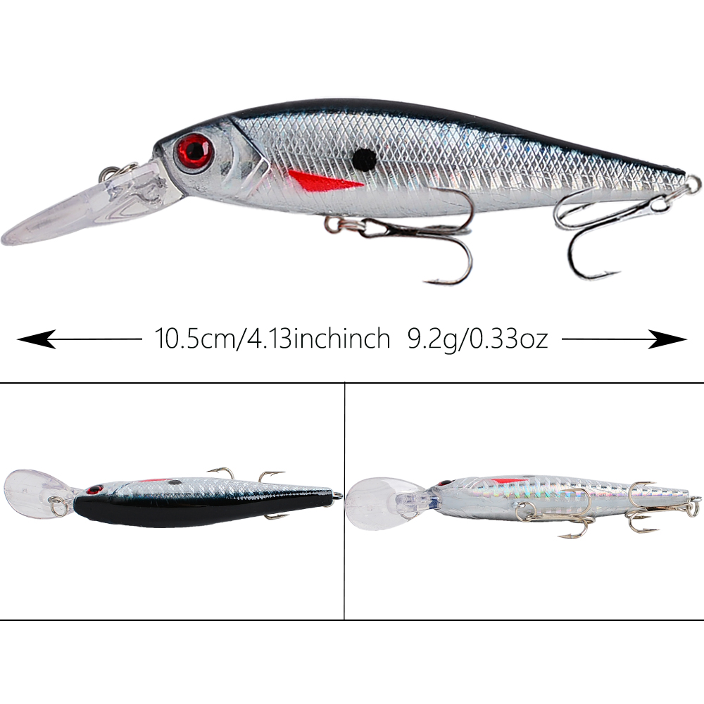 8Pcs Fishing Lure 10cm/9g Arti - 3D Printing Lure 评论和价格