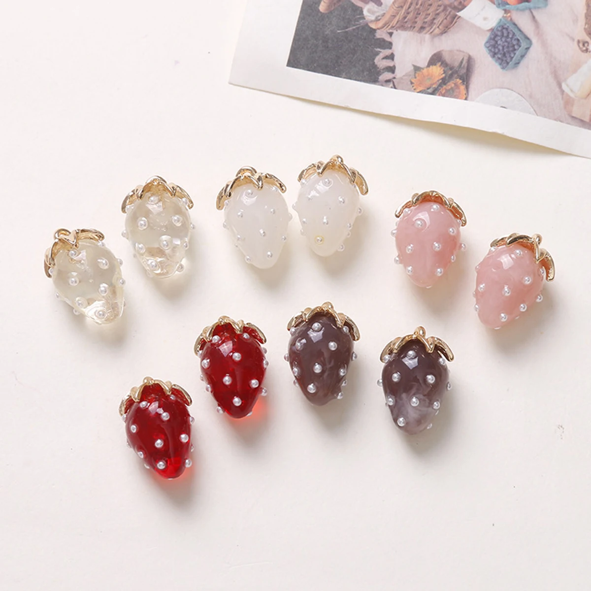 2Pcs Color Print 3D Cartoon St - 3D Printing Jewelry 评论和价格
